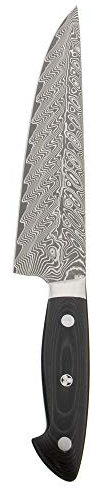 KRAMER by ZWILLING EUROLINE Damascus Collection 8-inch Razor-Sharp German Narrow Chef's Knife, Made in Company-Owned German Factory with Special Formula Steel perfected for almost 300 Years