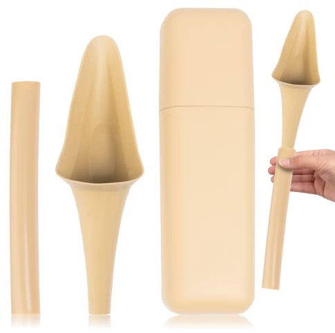 SHEWEE Flexi + Etui – wiederverwendbarer Uriniertrichter – Flexible, größere Version des ursprünglichen Uriniergeräts für Frauen seit 1999!