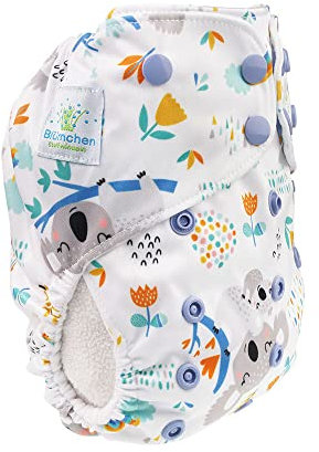 Blümchen Pocketwindel Drucki 3-16kg Koala Liebe