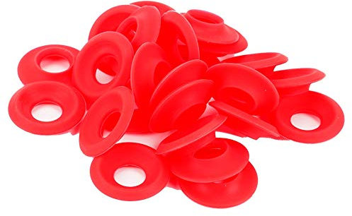 Caoutchouc pour Bouteilles à Couvercle pivotant, bagues d'étanchéité pour Bouteilles, 25 Pcs Joints en Silicone Rouge pour Bouteille à Couvercle Basculant de Bière, Joints de Bouteille de bière
