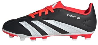 adidas Predator.4 L Fxg J Fußballschuhe, Core Black/FTWR White/Solar Red, 38 EU