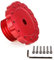 flexman Professional Racing Car Gaming Steering Wheel Adapter, Steering Wheel Replacement Part, Aluminum Alloy Steering Wheel Adapter for TX T300 T500 TS PC TS XW(Red)