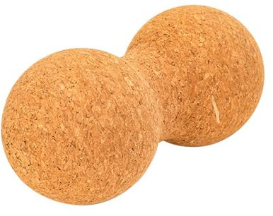 SwAcch Kork Erdnuss Massage Ball, Double Lacrosse Massage Ball, Deep Tissue Massage Roller Mobilität Ball für Physiotherapie, myofasziale Release Muskel Relaxer, Acupoint Massage,1pc