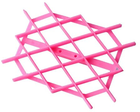 Torta in goffding stampo di plastica fondente fondente a forma di rombo cookie gustomer taglierina