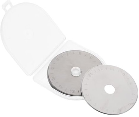 Veemoon 10piezas Cuchillas Rotativas Para Cortar Tela y Cuero Resistentes y Afiladas Repuesto Para Cortadora Rotatoria Para Acolchado Costura y Manualidades Diy