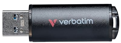 Verbatim V200 Metal USB Stick Drive 128 GB - USB 3.2 Gen 1 con fino a 200 MB/s di lettura e 80 MB/s di scrittura, robusto alloggiamento in alluminio, durevole, chiavetta compatta per PC, computer