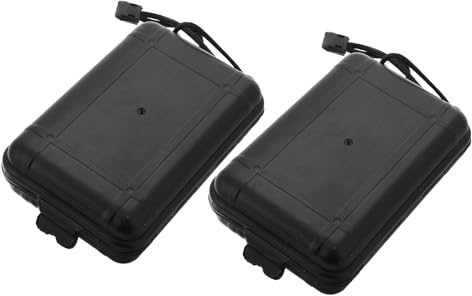 2Pcs Arrowhead Storage Organizer Box with Plastic Material and Portable Closure, for Hunting Equipment Storage and Arrowheads Protection