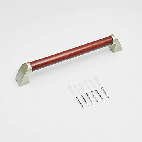 Fane Barre D'appui WC Bois Poignée de Baignoires Douche Étanche Antidérapant Barre de Maintien pour Salle de Bain/Toilette/Couloir 34cm