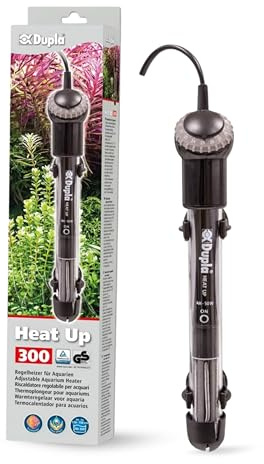 Dupla Heat Up 300 I - Riscaldatore di Regolazione da 300 Watt, per acquari Fino a 350 l, efficiente dal Punto di Vista energetico e affidabile, Adatto per acquari d'Acqua Dolce e Marina