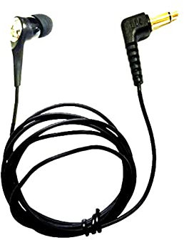 LINHUIPAD Auricolare mono Auricolare Singolo Economici nell'orecchio Cuffie con isolamento acustico,Auricolari jack 3.5 cavo rinforzato Smartphone Android compatibili Lettori MP3