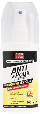 Spray répulsif anti-poux protection 12h 100ml