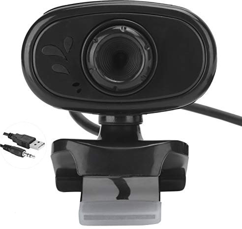 Zopsc Desktop Computer USB Web Camera PC Desktop Clip On Webcam with Microphone DriveFree Video Conference for PC