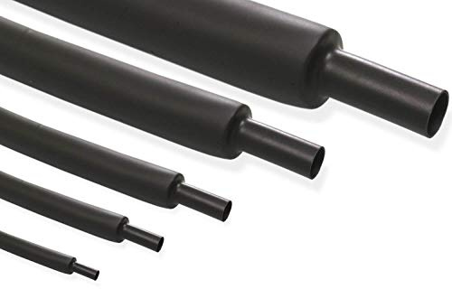 Ricable Custom B208/10 - diametro 8 mm 2:1-10 metri Guaina Termorestringente Nero