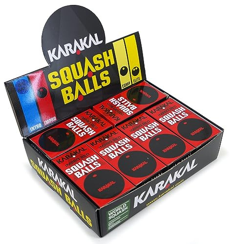 Karakal 12 Balles de Squash Point Rouge