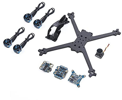 XYWOPO IFlight TurboBee 160RS 165 mm FPV Drone DIY Byggsats med XING 1404 3800KV Motor/SucceX Micro F4 V1.5 15A Stack FPV Drone RC Quadcopter ramarmar