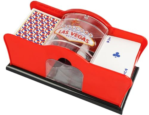 Mezcladora De Cartas - Mezcladora Manual | Mezclador De Póker Y Máquina De Distribución | Máquina Mezcladora De Cartas De Cerdo | Manual De Mezclador De 2 Barajas De Cartas | Mescolat