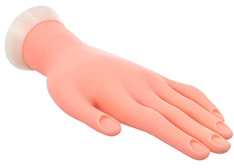 Ipetboom Main Artificielle Pour Nail Art Modèle De Manucure Outil Entraînement Manucure Main Artificielle Pratique Et Portable