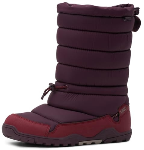 Xero Shoes Women's Alpine Barefoot Pull-On Snow Boots, Fig, 9