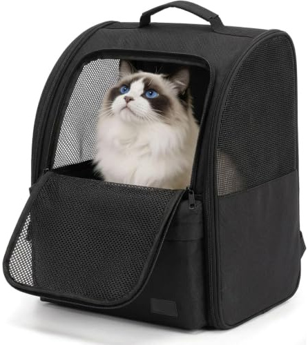 Dog/Cat Backpack for Small Pets 2-8kg Foldable Pet Backpack Pet Carrier Bag