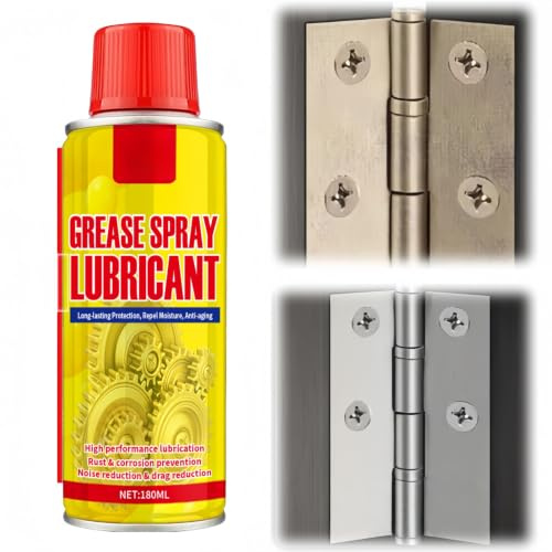 2-in-1 Penetrating Oil & Rust Remover Spray for Metal,Anti Rust Spray for Cars,Tools,Chains,Fast-Acting Rust Removal & Protection,(180ml) Liquid Wrench Spray