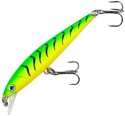 Major Fish Raptor Barsch Wobbler Flachläufer 7 cm Forelle Minnow Firetiger