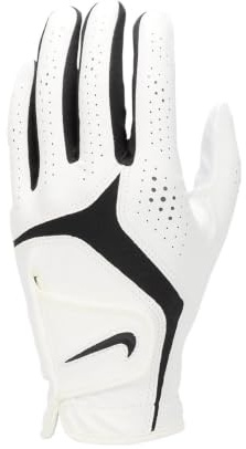 Nike Dura Feel X GG REG L Guantes de golf para mujer Pearl White/Pearl White/Black M/L