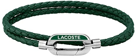 Lacoste Lederarmband für Herren Kollektion STARBOARD Grün - 2040111