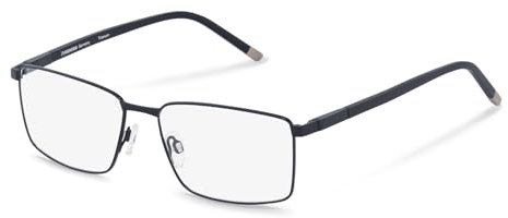 Rodenstock Quadratisch Metall Brillen in Schwarz für Herren, Brille mit Sehstärke, optional mit Sonnenbrillen tönung oder Blaulichtfilter (Modell R7047)