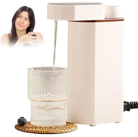 QYLTTDM Dispensador De Agua Filtrada para El Hogar, Dispensador De Agua Caliente, Inserción/Conexión De Botella De Doble Propósito, Cinco Preajustes De Temperatura, Calentamiento Rápido En 3 S