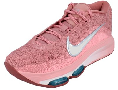 Nike G.T. Hustle 3 - Zapatillas de baloncesto (rojo polvo de estrellas/plateado metálico/tinte rosa/marfil pálido), Rojo Stardust/Plateado Metálico/Tinte Rosa/Marfil Pálido, 9 Wide