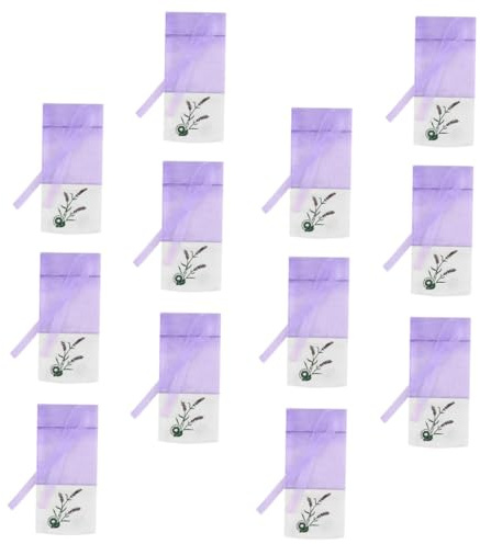 LOLIPPYY 12 Piezas Bolsitas Aromáticas de Lavanda Sacos Bolsas Vacías para Especias y Aromatizantes Color para Armarios