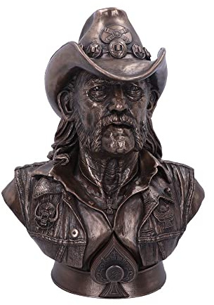 Nemesis Now Officially Licensed Motorhead Lemmy Bust, Bronze, 35cm