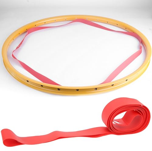 KIMISS Revêtement de Pneu de Vélo en PVC et Ruban de Jante pour Vélos de 24 Pouces, Coussinet de Protection Durable Contre Les Crevaisons (26 Pouces)