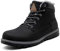 PASTAZA Warme Winterschuhe Herren Damen Winterstiefel Outdoor Winterboots Gefüttert Schneestiefel Dunkles Schwarz 46