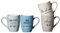 Ritzenhoff & Breker Kaffeebecher-Set Porzellan Kaffeebecher Set mit Sprüchen, Sortiert, 4 Stück