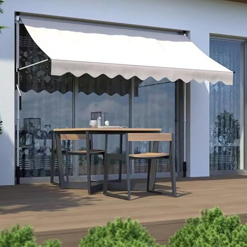 Pare-soleil réglable sur pied avec manivelle. Parfait pour balcon, terrasse, pavillon et jardin. Protection UV et solution d'ombrage
