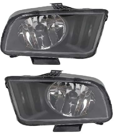 Projecteur Principal Phares Avant (paire) Pour Ford Pour Mustang 2005-2009 (sans Ampoule)