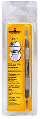 Bergeon 6767-F Uhrenfedersteg-Werkzeug – langer Edelstahlgriff mit austauschbarer Schraube