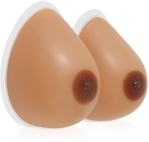 Vollence B Cup Selbstklebende Silikon Brustformen Silikonbrüste Falsche Brüste Brust Brustform Prothese Transvestitismus Crossdressers Cosplay CD