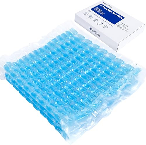 LFreshTech Flexible Ice Packs for Cooler Freezer Lunch Boxes Reusable Long Lasting (Blue for refrigerate Type)