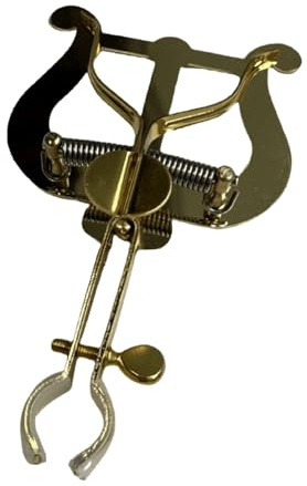Supporto per fogli di strumenti in ottone morsetto regolabile per trombone tromba corno presa sicura portatile per pratica di prova supporto spartito portatile