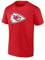Kansas City Chiefs NFL T-Shirt Shirt ** Primary Logo Graphic ** rot oder schwarz (Rot, DE/NL/SE/PL, Alphanumerisch, S, Regular, Regular)