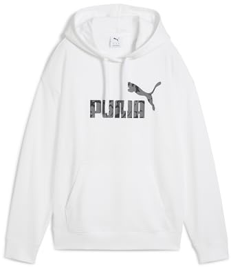 PUMA ESS Nature 2.0 Comfort Hoodie TR, Sudaderas Con Capucha Mixte, PUMA White, M