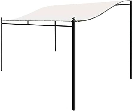 Toldo impermeable para pérgola 300D para tienda de campaña, lona duradera de repuesto para pabellón inclinado, 2,5 x 2,6 m, cubierta de techo de pabellón