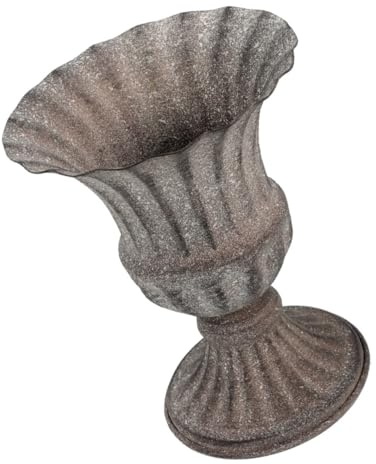 Luxshiny Jarrón de Hierro para Flores en Cementerio Fijación Firme y Diseño Elegante, Adecuado para Tumbas y Decoraciones Conmemorativas en Jardines