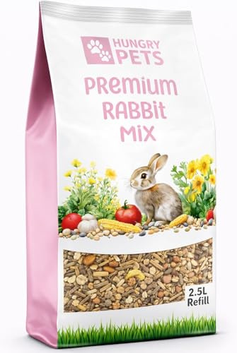 Hungry Pets Rabbit Food, 2.5L Refill Bag | Refill Bag