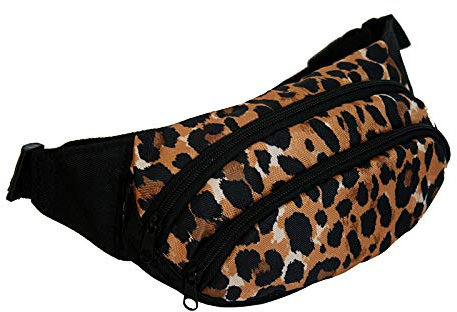 Rawstyle Bauchtasche Amuso *23 Motive* (Leopard Dunkel) - Gürteltasche Jogging Angel Futter Leckerei Hüfttasche Sport NEU