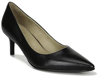 Naturalizer Womens Everly Pump Black Leather 9 W