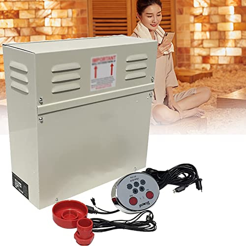 JINTAOMA Generador De Vapor De Sauna De 3kw-15kw, Generador De SPA De Vapor De MáQuina De Sauna De BañO, FuncióN De Drenaje AutomáTico para Calentamiento RáPido De Ducha,15KW-380V