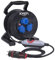 Sicherheits-Kabeltrommel XREEL 230V/16A K2 IP54 Gummi H07RN-F 3x1,5mm² schwarz mit PRCD-S+ 25m